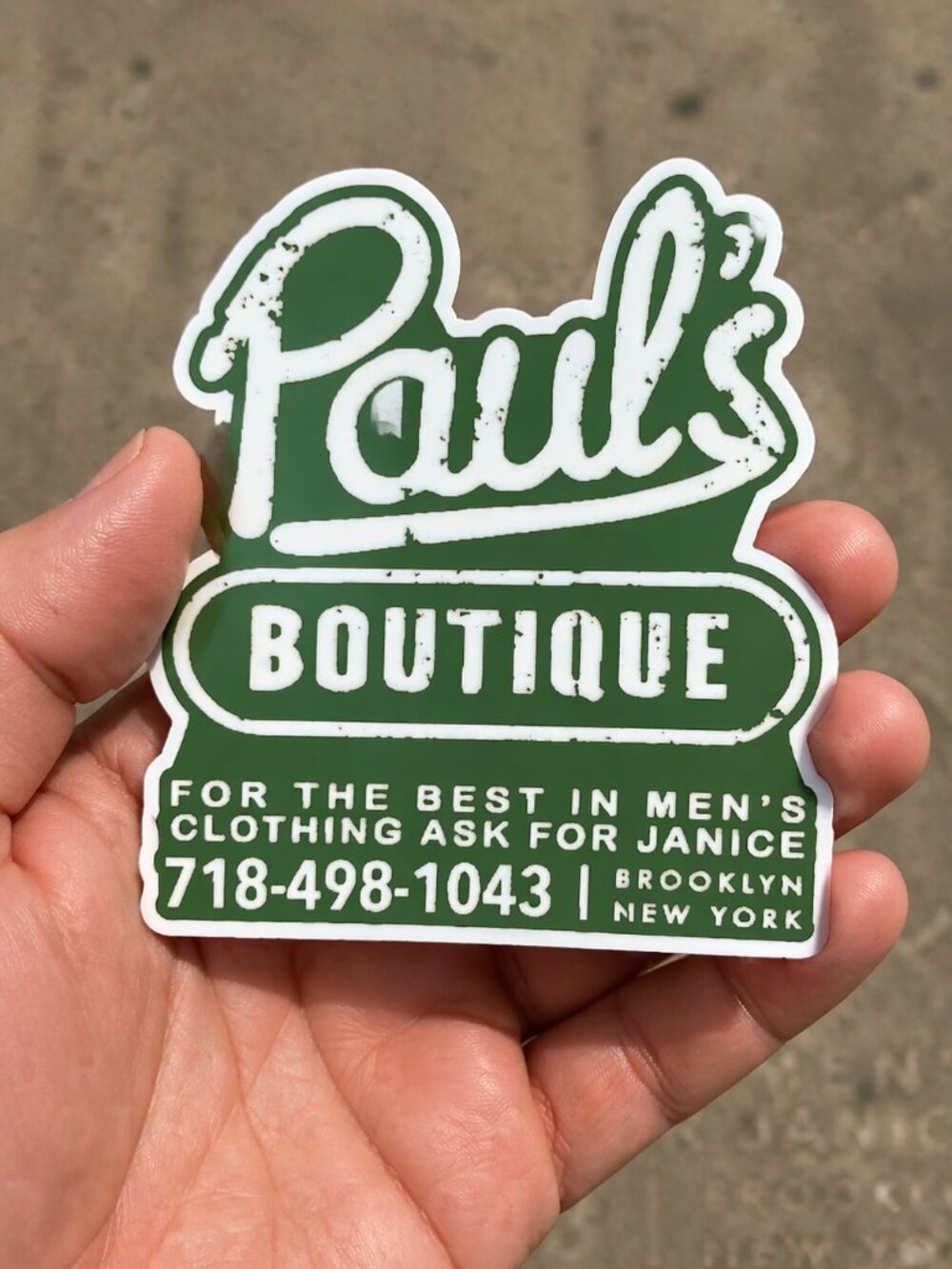 Beastie Boys Paul's Boutique Sticker